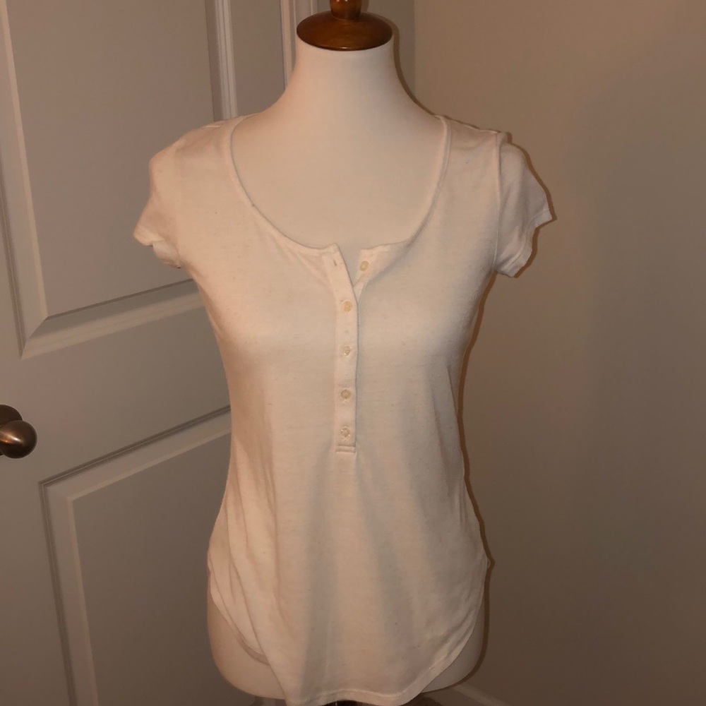 Crime Speckled Henley Tee